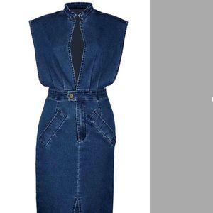 Denim dress